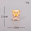 Figura de Perrito Shiba Inu Linda Micro Paisaje Coche Hogar Escritorio Resina Manualidad DIY Decoración Pequeña Halloween