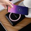 Base de carga rápida inalámbrica electrónica de 10W cargador para smartphone dispositivo de carga rápida inalámbrica para teléfono móvil tesoro de carga creativo