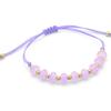 Pulsera de Hilo para Mujer, Nuevo Color, Cuentas Dulces, Linda, Estilo Chica, Ábaco de Vidrio, Cuentas, Pulsera Ajustable DIY, Joyería