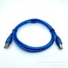 Línea de impresión USB línea azul transparente USB2.0 fiesta pública oral línea de impresora USB conexión de datos