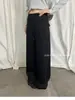 T-PLATFORM Guangzhou Shisanhang 2026 Inverno Emagrecimento Não Gruda Cordão Casual Calça Flare Feminina 26256