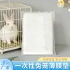 Filme Descartável para Animais de Estimação: Gaiola de Coelho, Gaiola de Cachorro, Gaiola de Chinchila, Gaiola de Porquinho-da-Índia, Bandeja, Vaso Sanitário, Filme de Coleta de Fezes e Urina