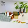 Caja de Almacenamiento Hueca con Múltiples Compartimentos para Cosméticos de Escritorio y Control Remoto, Caja de Almacenamiento Multifuncional para Sala de Estar, Caja Organizadora para Artículos Varios y Papelería