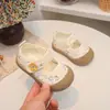 Nuevos Zapatos de Lona Florales para Niños Primavera/Otoño 2026 Zapatos de Princesa para Niñas Zapatos Frescos para Niñas Pequeñas Bebé con Velcro para Niños Pequeños