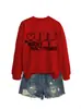 ENFERMERA PRACTICANTE Amazon Wish comercio exterior transfronterizo casual versátil mujer nuevo otoño e invierno sudadera