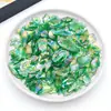 Paquete de materiales para accesorios de pendientes DIY, accesorio para el cabello de estilo antiguo, colgante de hoja con efecto plateado de color, acrílico naranja aleatorio de 50g