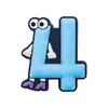 Venda Direta do Fabricante: Pingentes de Sapato com Letras de Desenho Animado Feitos de Resina PVC, Acessórios de Moda DIY para Sapatos Crocs
