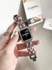 Adequado para Pulseira Estilo Chanel Apple Watch S11 Pulseira Iwatch10 Geração 98765 Couro Se Metal Jeans