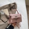 Bolso Pequeño Nuevo para Mujer Primavera y Verano 2026, Bolso Cruzado Retro Versátil, Bolso Cuadrado Pequeño, Bolso de Mano Estilo Kelly