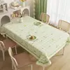 Nuevo Mantel para Mesa de Comedor Pequeño Fresco Impermeable a Prueba de Aceite Termoaislante Resistente al Desgaste Sin Lavado Mantel Fresco Elegante Mantel Largo