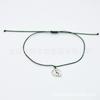 AliExpress Ebay Amazon Suministro verano pareja joyería hecha a mano ajustable pulsera tobillera nudo plano