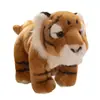 Boneca Tigre Simulada Fofa Brinquedo de Pelúcia Postura em Pé Boneca Tigre Siberiano Boneca de Pano Tigre Branco Presente Infantil para Mulheres