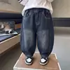 Pantalones Vaqueros para Niños, Pantalones Rectos de Primavera, Estilo de Moda Nuevo 2026, Pantalones Largos Casuales Versátiles para Niños en Primavera y Otoño
