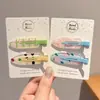 Pinzas para el pelo de frutas de dibujos animados para niñas pequeñas, Pasadores para flequillo delantero, Pinzas Bb para niños, Pinzas laterales para bebé, Diseño sin costuras