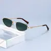 Gafas de Sol de Moda Europeas y Americanas Hip-Hop Personalidad 2026, Metal de Alta Calidad, Protección UV, Ojo de Gato Transfronterizo al por Mayor