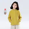 Tutu Elefantinho Roupa Infantil Jaqueta para Meninas 2026 Outono/Inverno Novo Estilo Uniforme Escolar Infantil Essencial Camada Interna Quente Top