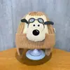 Chapéu Infantil Estilo Coreano Outono e Inverno Chapéu de Lã Quente para Exterior com Adição de Fleece e Espessamento Proteção para Orelhas À Prova de Vento Bonito Chapéu de Tricô Pulôver