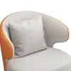 Mesa y Sillas de Negociación Nórdicas Oficina de Ventas Vestíbulo de Recepción Balcón de Ocio Sofá Individual de Cuero Juego de Mesa de Café