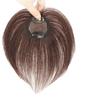 Aplique de cabelo de cabeça redonda cabelo humano real leve e pequeno cobertura invisível de peça única bloqueador de cabelo branco peruca Xuchang para mulheres