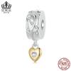 Aifule árbol de la vida original hebilla de posicionamiento de amor clip de plata esterlina s925 accesorios para pulsera DIY cuentas de joyería