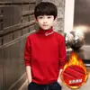 Y Dois Mil e Oito Dois # Nova Roupa Infantil Média e Grande Meninos Outono e Inverno 2025 Gola Alta Meia Camiseta de Veludo Alemão Manga Longa Camada Base Quente