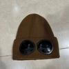 Gorro de punto para mujer Otoño e Invierno Esquí A prueba de viento Gafas Cálido Gorro de lana para hombre Deportes al aire libre Gorro cálido