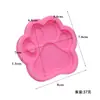 Molde de Silicona para Resina de Cristal DIY Diseño de Dibujos Animados de Pata de Oso en Forma de Corazón Molde para Colgante de Llavero Hecho a Mano