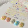 Pegatinas para Uñas, Muestras de Diseños, Varias Pegatinas para Uñas, Cáscara Delgada Resistente en Relieve Ilusión de Luz Pegatinas para Uñas Estampadas en Caliente