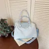 Bolsa de Viaje Transfronteriza de Corta Distancia, Estilo Simple y Fresco, Bolsa de Equipaje de Viaje para Mujer, Gran Capacidad, Bolsa Ligera para Deportes y Fitness