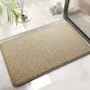Tapete de chão para banheiro, tapete absorvente de água para entrada de banheiro, tapete antiderrapante para vaso sanitário doméstico, tapete de chão de hotel, tapete de lavatório