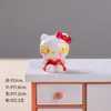 Miniaturas de Gatos Sentados, Pequeños Accesorios de Resina, Adornos de Bolsas Sorpresa, Piezas de Accesorios Hechas a Mano para DIY