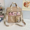 Doce Lanche Pequeno Ins Bolsa de Mão Casual Leve Simples Mochila Estilo Japonês Anime Bolsa Transversal para Garota Cool