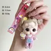 Brinquedo de Lã Fofo e Adorável Boneca Desenho Animado Chaveiro Pingente Miniatura Boneca Pingente de Bolsa Decoração de Chaveiro de Carro