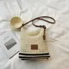 Bolso de Paja de Gran Capacidad para Mujer 2026 Nuevo Estilo Casual Versión Coreana Bolso Tote Cruzado Diario Bolso de Hombro de Moda