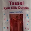 1*2m Cortina de Chuva Brilhante Festa Aniversário Fundo Fitas Franjadas Casamento Festival Decoração Cortina de Chuva Laser Cortina de Porta