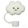 Transfronterizo 10mm nuevo caricatura animal marino tapón de silicona para popote tapa protectora tapa antipolvo Stanley en stock