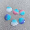 Cola de Concha de Pescado Estrella de Mar Serie Oceánica Accesorios de Resina Hecho a Mano DIY Parche para Funda de Teléfono Móvil Accesorios para Pasadores de Pelo