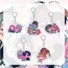 Llavero de mercancía para escenario con forma especial transfronteriza, lindo colgante bidimensional de dibujos animados acrílicos para mochilas de estudiantes