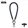 Nuevo cordón para teléfono móvil 6MM resistente para colgar en el cuello ajustable para exteriores anti-pérdida delicada cuerda trenzada para muñeca negra