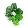 Simulação de fundo decorativo de planta verde instalação suave engenharia de parede planta parede 12 cabeça cor-mudando madeira verde rabanete folha tartaruga bambu folha de goma