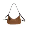 Versión Coreana Bolso de Mano de Estampado de Leopardo de Nicho Bolso Dumpling para Mujer Otoño 2025 Nuevo Retro Mate Lujo Ligero Bolso de Hombro Cruzado