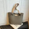 Moda Otoño e Invierno 2024 Nueva Bolso de Lana para Mujer Simple Engrosado Gran Capacidad Bolso de Hombro y Mano Bolso Tote Vintage