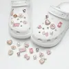 Amuletos para Zapatos Croc, Accesorios para Mujer, Clips para Zapatos DIY, Decoraciones 3D con Pedrería, Clips Desmontables, Estilo de Moda de Influencers