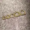 Anillas D Sólidas de Latón Sin Costura al por Mayor, Hebillas D de Latón de Alta Calidad, Accesorios de Ferretería de Latón para Bolsos, Piezas para Manualidades, Artículos en Stock del Fabricante