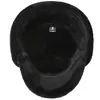 Chapéu masculino de meia-idade para outono e inverno, quente, grosso, à prova de vento, com proteção para as orelhas, camurça, forrado com fleece, adequado para ciclismo ao ar livre, estilo chapéu Lei Feng