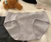 Otoño e Invierno Suave 10A Antibacteriano Entrepierna Extendida Jacquard Cintura Media Cubre Caderas No Se Pegan a las Piernas Algodón Puro Amigable con la Piel Calzones de Algodón Puro para Mujer