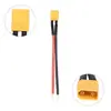 Conector Macho/Hembra XT30 con Cable de Silicona 14/18 AWG 100 mm Adecuado para Batería de Control Remoto