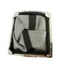 Adecuado para Cubierta Antipolvo y Manija Integrada de Palanca de Cambios Plateada Mate para Ford Focus