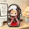 Bolsa transparente para cochecito de bebé de 19 cm compatible con el peluche "Soy el Rey" de KOUCOMI, bolsa de mano, bandolera, a prueba de polvo, para exhibición