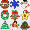 Pequenos Adesivos de Janela de Natal Natal, Janela de Hotel, Decorações de Porta e Janela de Casa Presentes de Natal Dupla Face